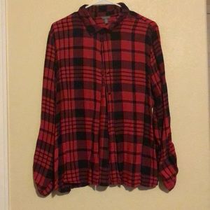 Charlotte Russe Plaid Shirt